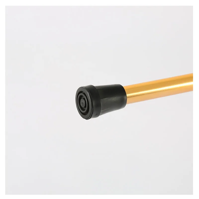 Factory direct adjustable height aluminum climbing cane single crutches retractable aluminum alloy anti-skid walking stick