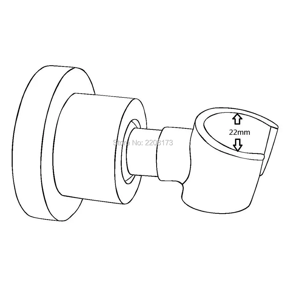 Smesiteli роскошный держатель для душевой головки регулируемый настенный кронштейн