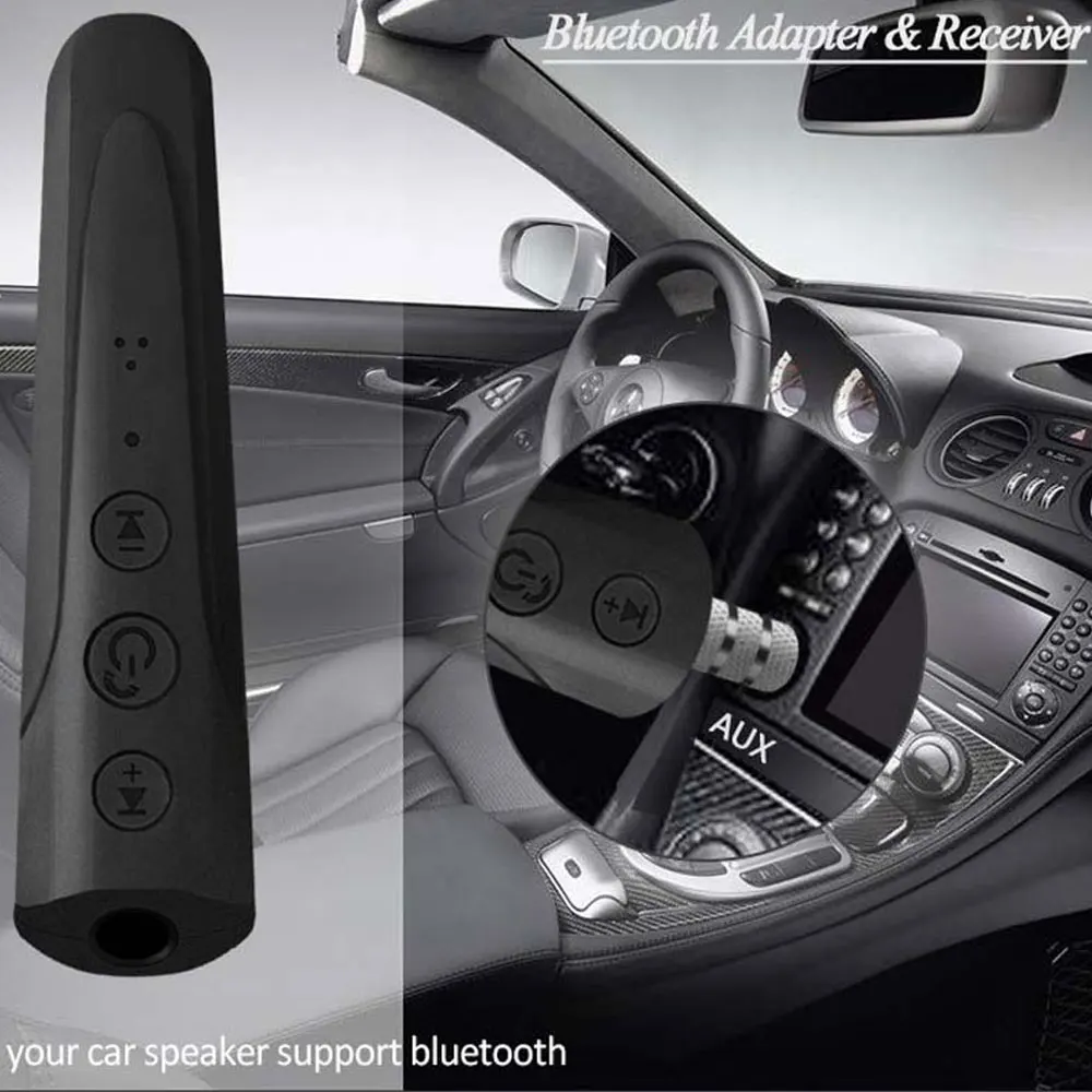 YuBeter Bluetooth приемник 3,5 мм разъем AUX музыкальный аудио приемник беспроводной передатчик адаптер для MP3 наушников автомобильный комплект свободные руки