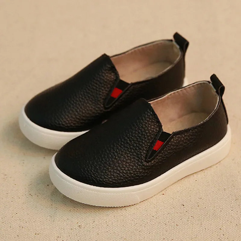 Akexiya для маленьких мальчиков девочек детская slip-on Лоферы женщин оксфорды на