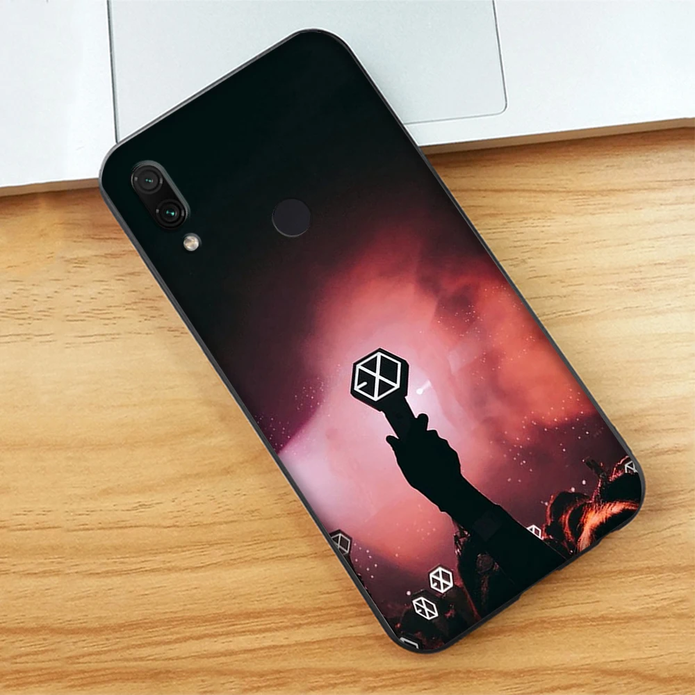 10 Роскошный мягкий чехол Kpop EXO для Xiaomi Redmi Note 7 4 4X6 Pro 5 Plus 5A 6A Go S2 - Цвет: 10