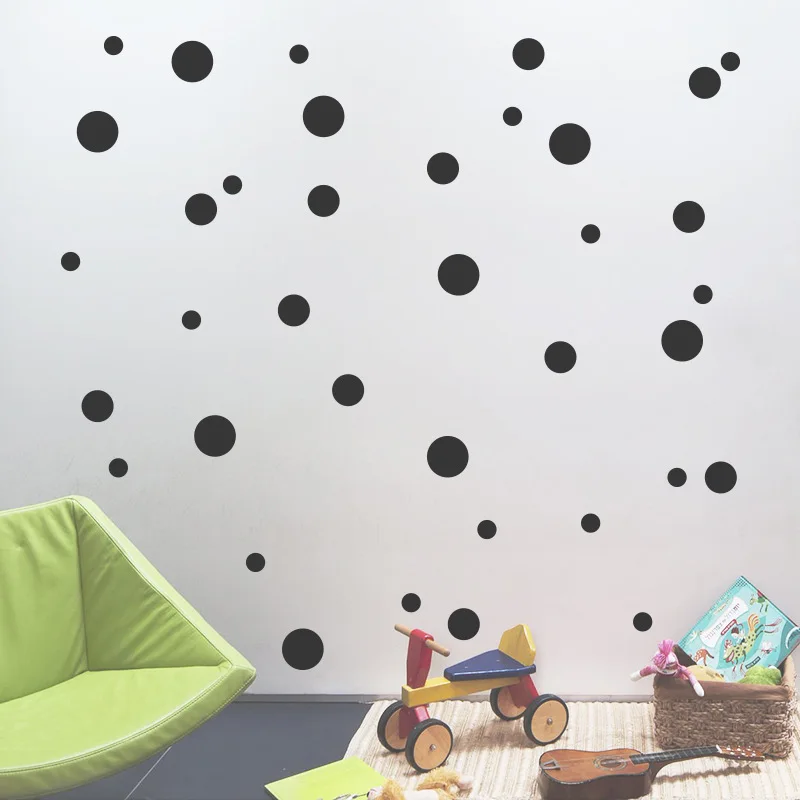 Настенные стикеры в горошек 20 шт./лот настенные наклейки популярные