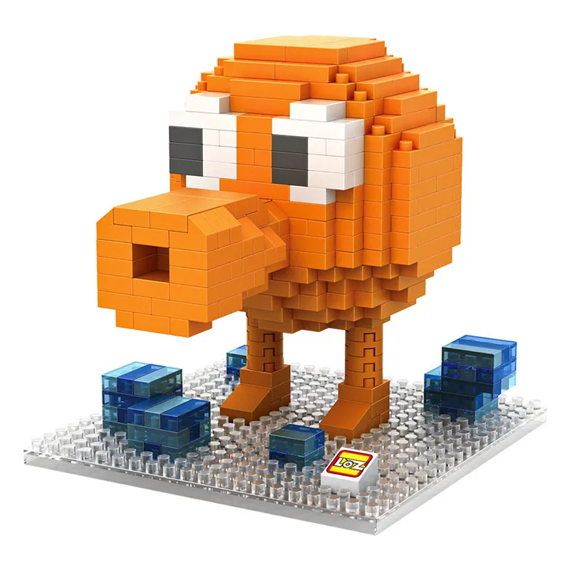 LOZ блоки пиксели строительные блоки Pacman Pac Man орангутанг Осьминог Chilopod кирпичи фигурка сборные блоки Набор игрушек 9617-9620