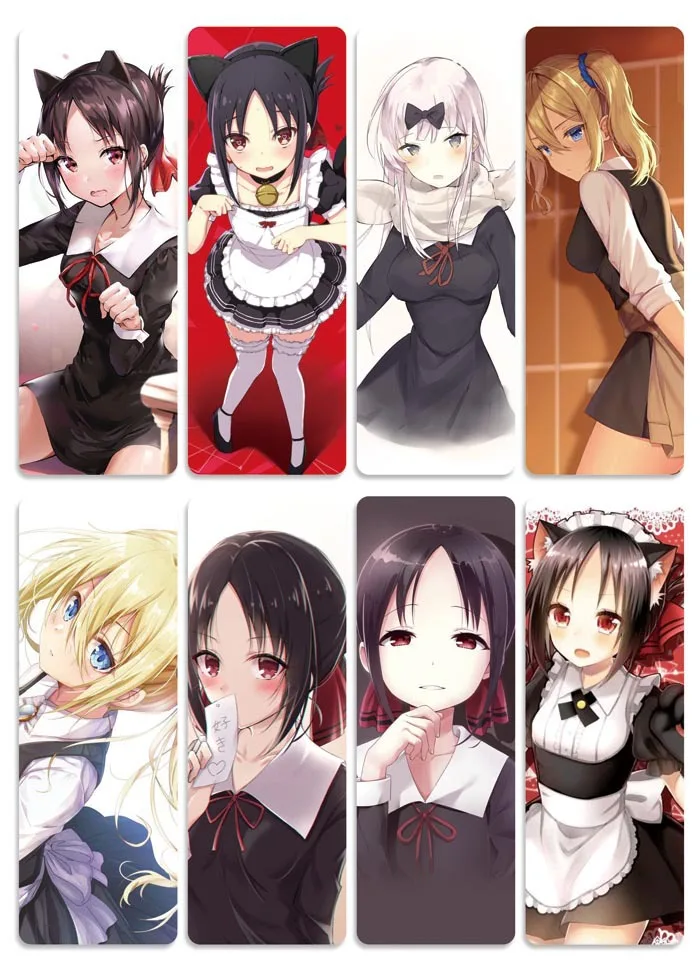 Новинка 36 шт./компл. аниме Kaguya-sama: Love Is War Paper Закладка для книг держатель сообщений