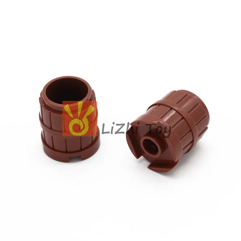 MOC Brick Parts 2489 бочка контейнер 2x2x2 Классический конструктор игрушечный