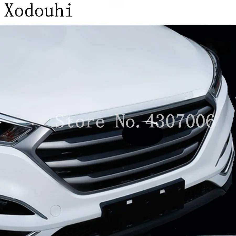 Для Hyundai Tucson 2015 2016 2017 2018 покрытие автомобиля бампер накладка на двигатель спереди