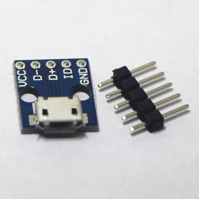 Коммутационная Плата USB Micro B модуль преобразователя питания для зарядки|board