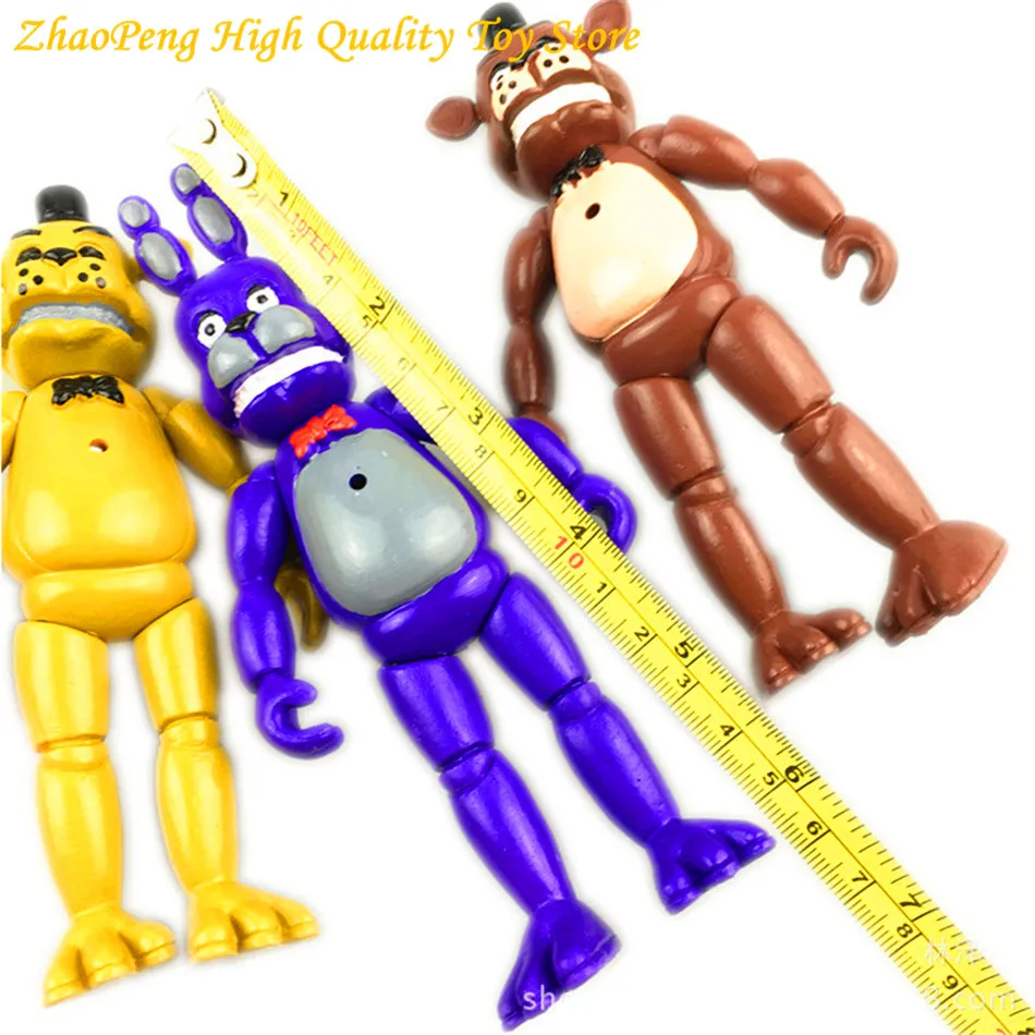Экшн фигурка из ПВХ пять ночей полуночная игрушка FNAF 5 шт./компл. дюйма Фокси Голд