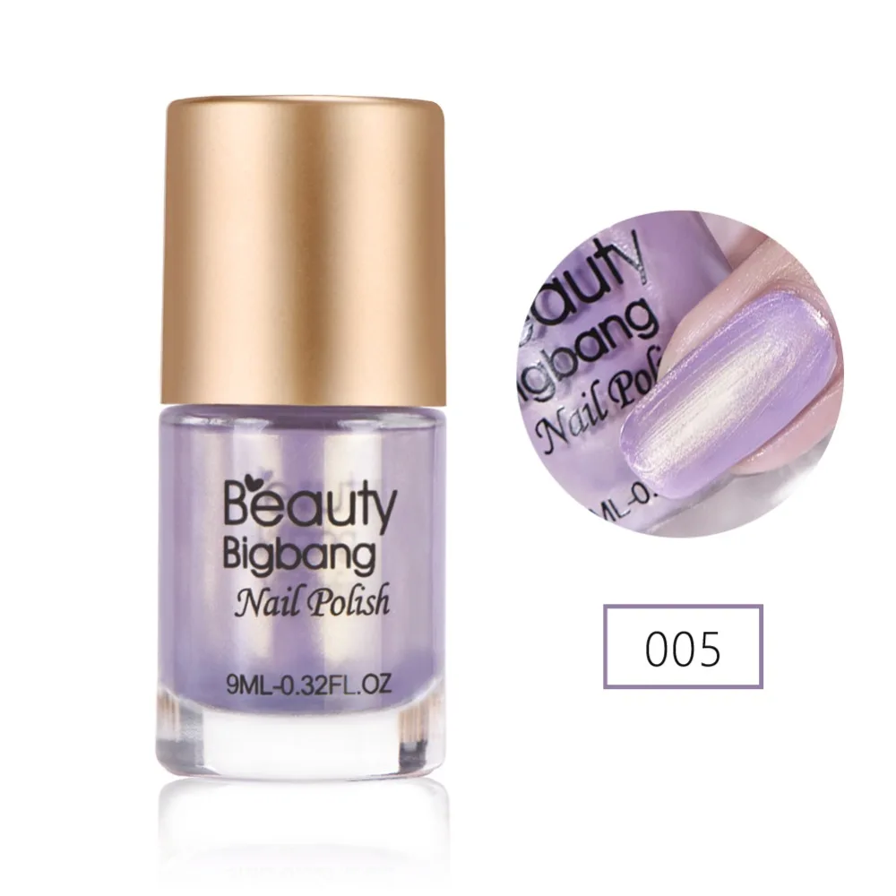 BeautyBigbang 6 бутылок 8 мл Жемчуг Русалка лак для ногтей Блестящий Блеск лак для ногтей маникюрная пилка художественный лак
