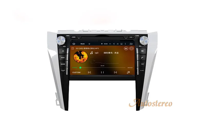 Восьмиядерный процессор 32+ 4 г Android8 автомобильный dvd-плеер gps Навигация стерео блок в-тире для Toyota Camry Aurion мультимедиа