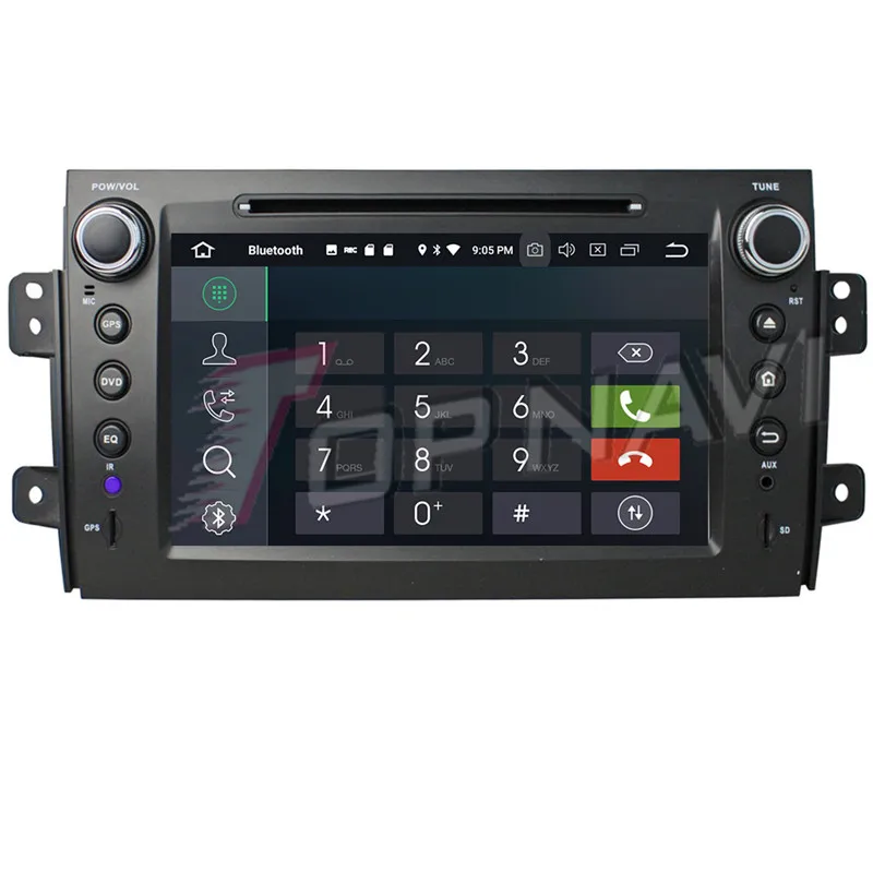 Автомобильный DVD медиа центр TOPNAVI Android 9 0 CD плеер для Suzuki SX4 2006 2007 2008 2009 2010 2011 2012