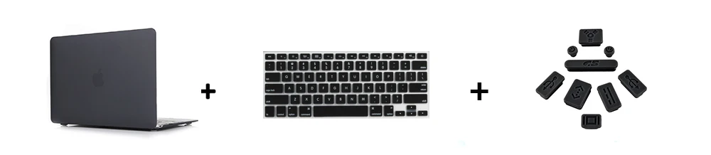 Премиум матовый чехол для MacBook Air 11 12 дюймов, рукав для ноутбука Macbook Pro 13 15 Touch Bar Touch ID+ чехол для клавиатуры