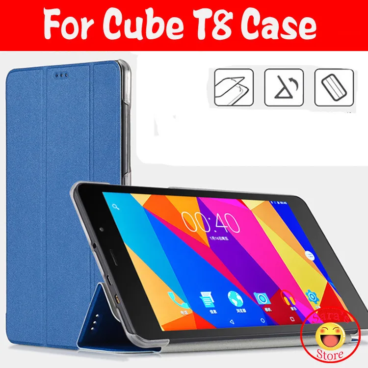 Защитный чехол из искусственной кожи для cube T8 T8s T8 Plus T8 Ultimate Tablet, 8," чехол для cube Free Young X5 Tablet PC и 3 подарка