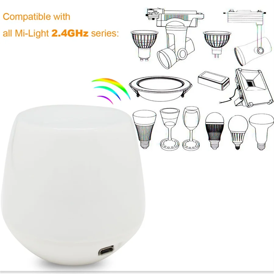 DC5V Wi Fi светодиодный Управление Hub + 12 V 24 RGBW РФ сенсорный пульт дистанционного