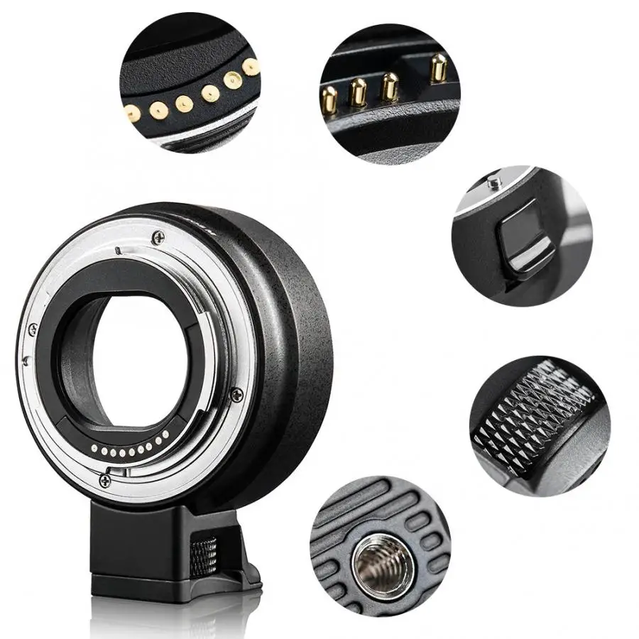 Адаптер объектива Viltrox для Canon EOS M беззеркальная камера AF адаптер EF 1/2/3/4 |