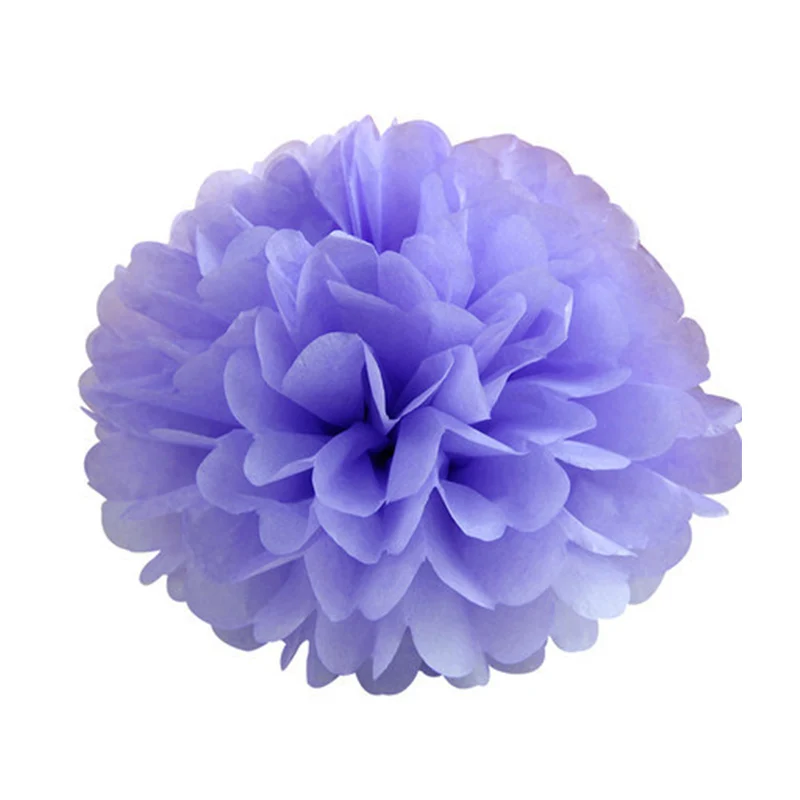 violet 5 шт. 6 ''-12'' бумажные помпоны для свадебных декораций бумажные цветы шар для детского дня рождения украшения бумажные помпоны - Цвет: violet