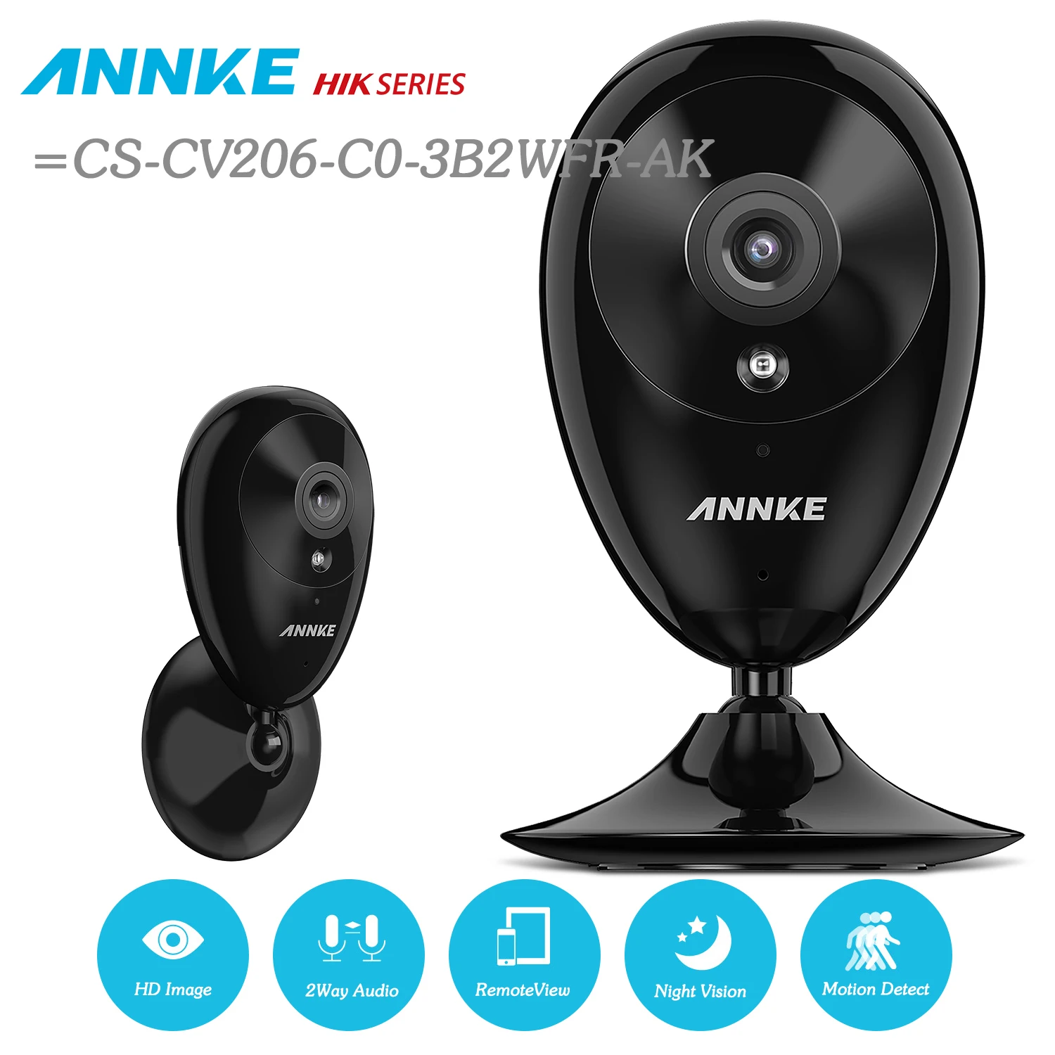 2018 модель Nova S 2MP 1080 P умная WiFi ip камера сетевая ночного видения видеонаблюдения