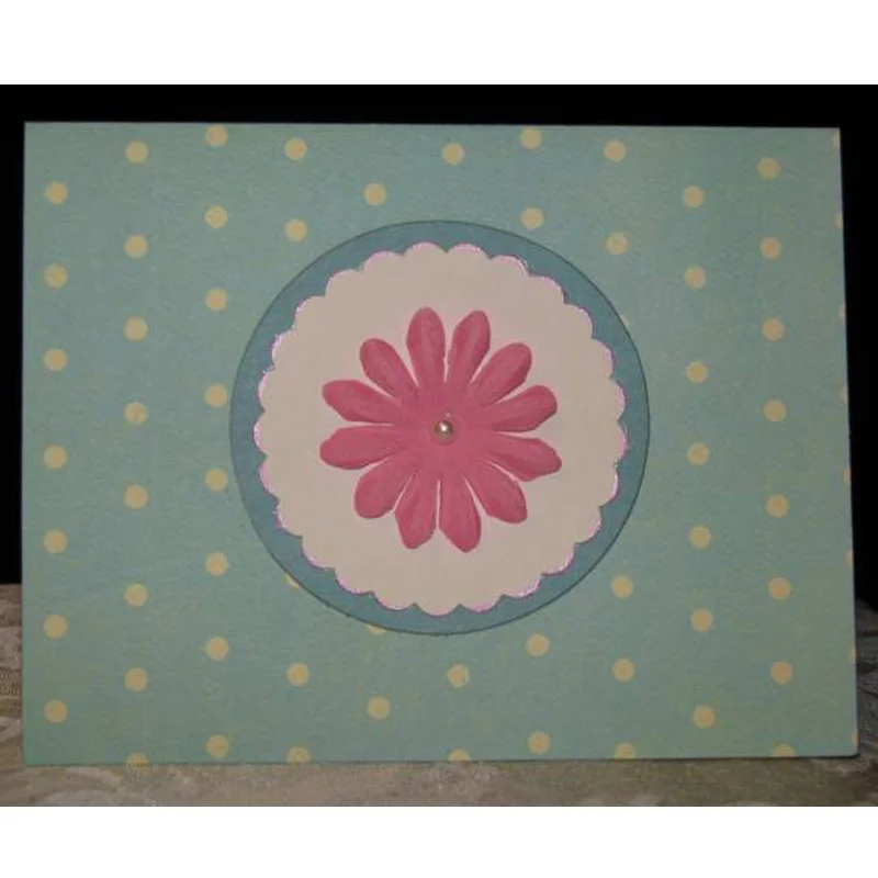 circle flower Metal Cutting Dies Stencils For Scrapbooking Photo Album Decorative Embossing DIY Paper Craft new products | Дом и сад