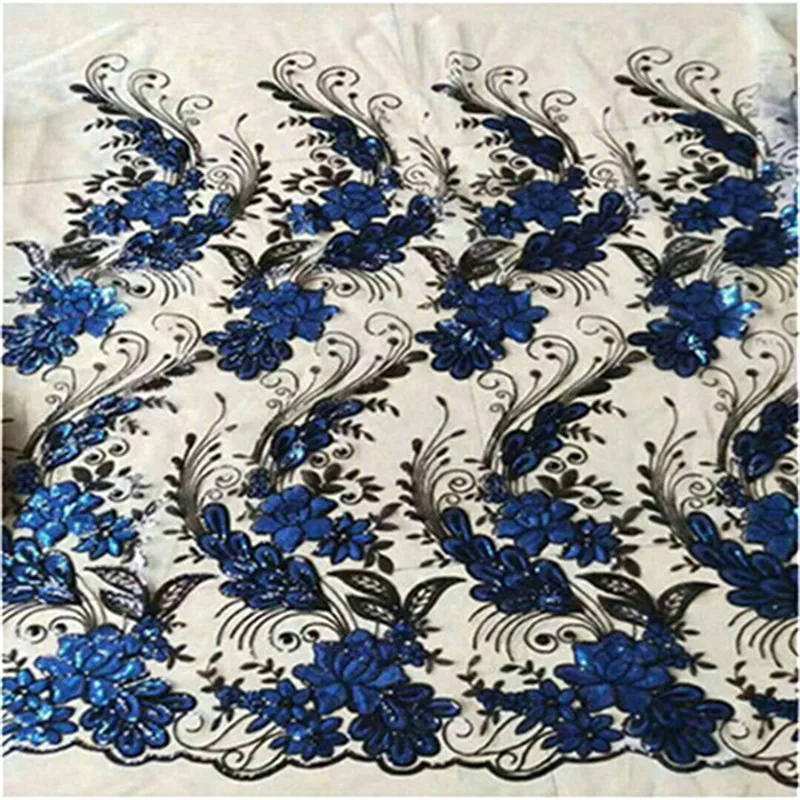 Супер! Новая ткань с блестками сетчатая цветная кружевная материал 5 ярдов/Лот!