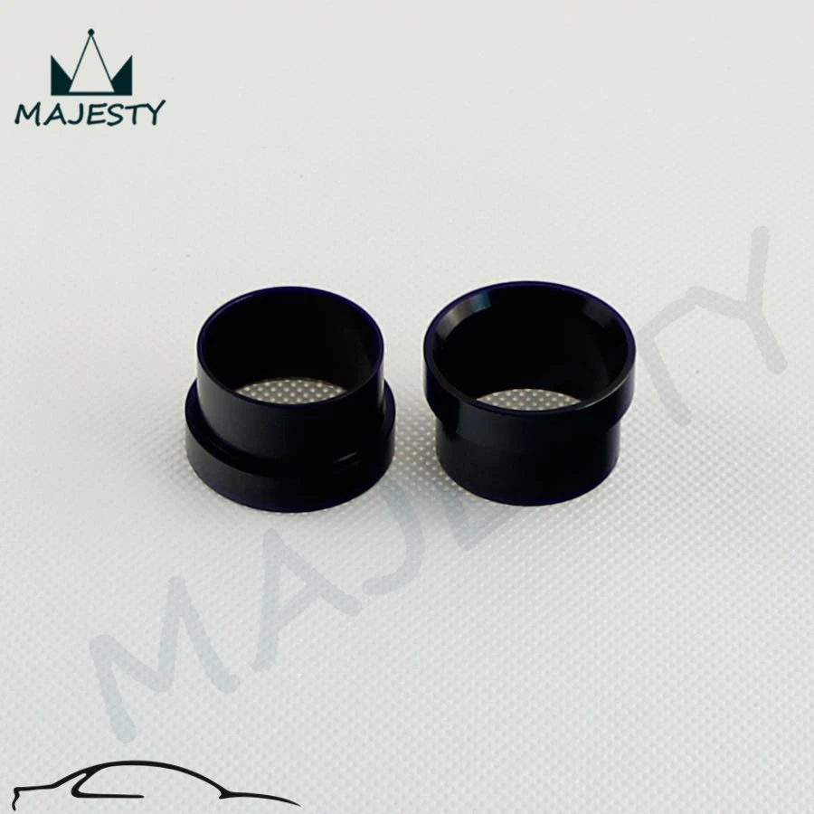 

2pcs 16AN Aluminum Tube Sleeve Fittings tube size 1'' Tube Sleeves -AN16 Black