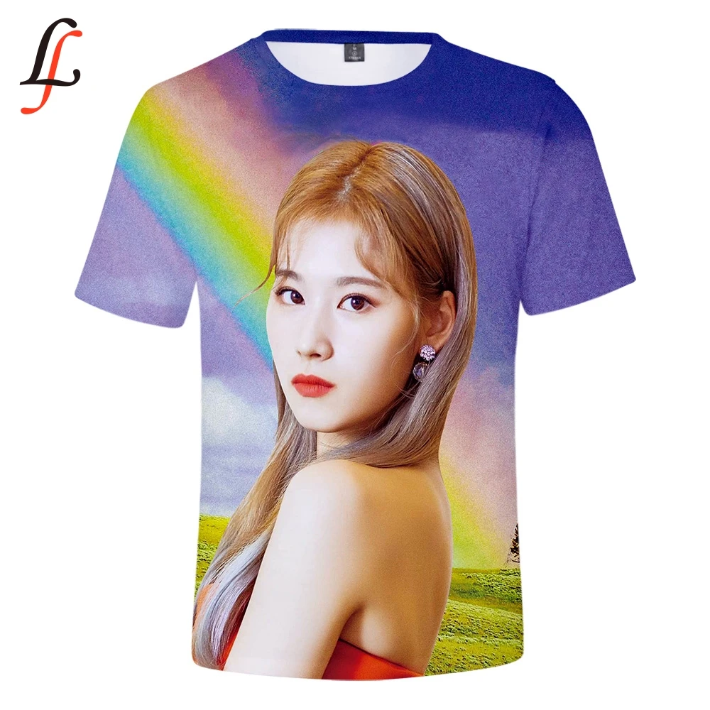 Twice Fancy you 3D принт повседневные футболки Harajuku женская и мужская летняя одежда