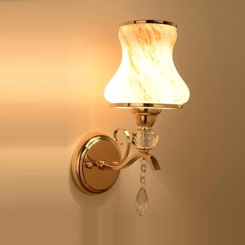 Lampen современный декор для ванной комнаты Arandela Lampara De Crystal Aplique Luz Pared аппликация Murale