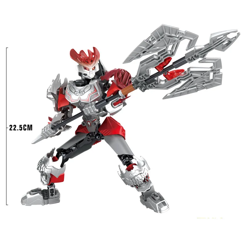2017 Bionicle Биохимический воин Ekimu изготовитель Msdk строительные блоки игрушки|block