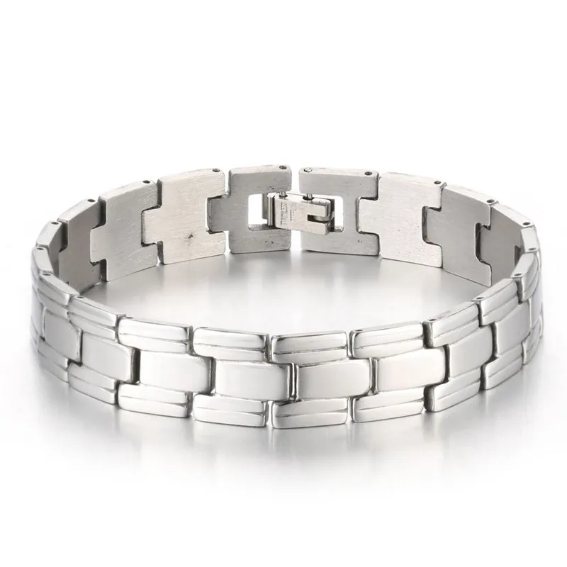 2 варианта дерева слоев мужские браслеты серебряного цвета из нержавеющей стали