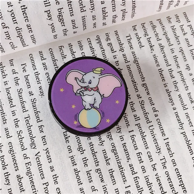 12 Duffy stelllalou Единорог Dumbo шаблон подушка безопасности расширяющийся держатель телефона Универсальный кронштейн для мобильного телефона Подставка держатель пальца - Цвет: 12