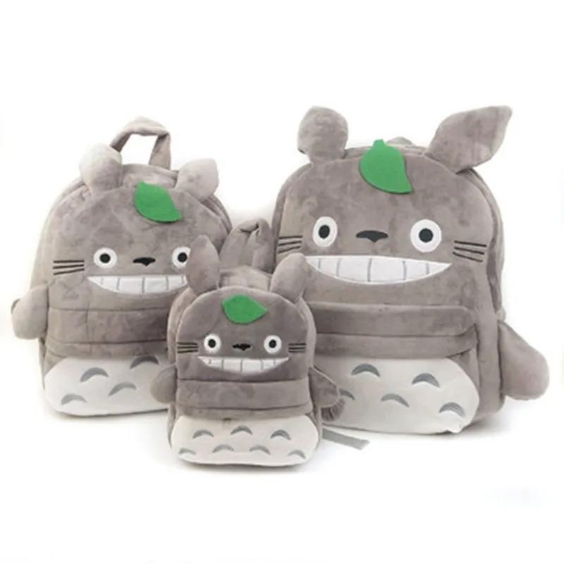 1pc 25cm New Arriving Kawaii Totoro Plush Backpack Cute Soft Stuffed School Bag for Children Cartoon Kids Boy Girl Gift | Игрушки и