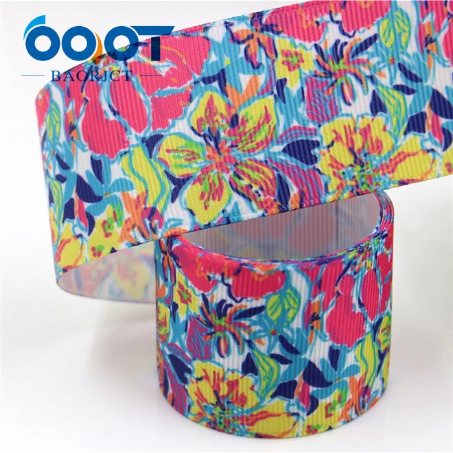 I-181106-147 OOOT BAORJCT I-181106-137, 38 мм 10 ярдов мультфильм ленты с цветами тепловой передачи напечатанный grosgrain, подарочная упаковка своими руками материалы - Цвет: I-181106-147