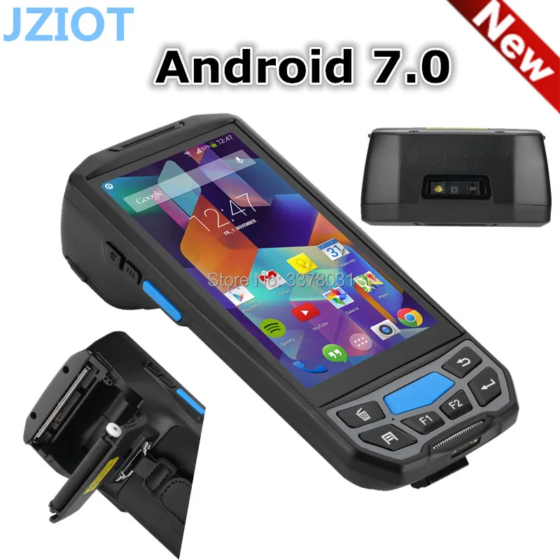 android data collection PDA terminal with 4g wifi bluetooth gps nfc scanner printer | Компьютеры и офис