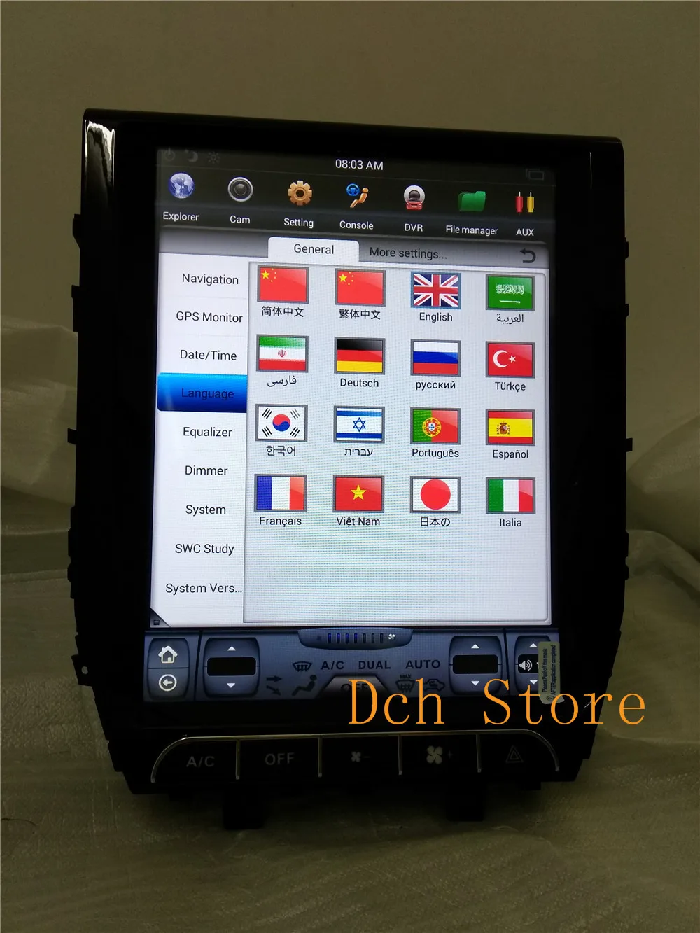 12,1 дюймов вертикальный tesla стиль Android 8,1 автомобильный DVD gps авто радио navi для Toyota LandCruiser land cruiser LC200