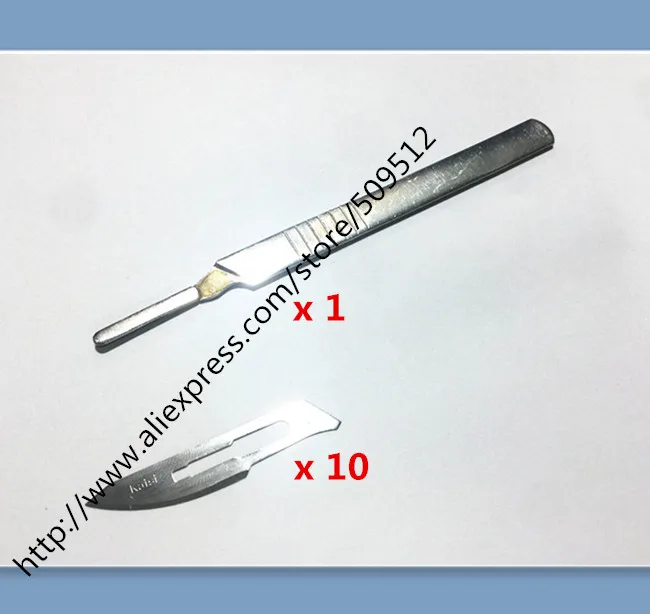 Медицинский скальпель 2 набора лезвий инструменты для ремонта нож одноразового