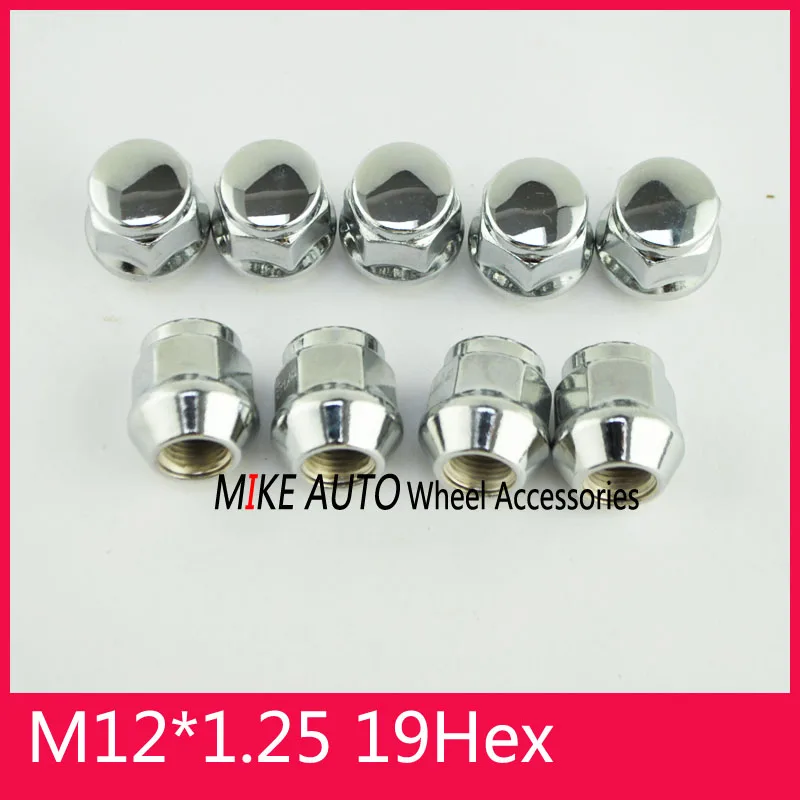 20pcs M12x1.25 Alloy Steel Wheel Lug Nuts hex19 length 25mm Anti-theft Kit Bolt Fit For Nissan Subaru infiniti |