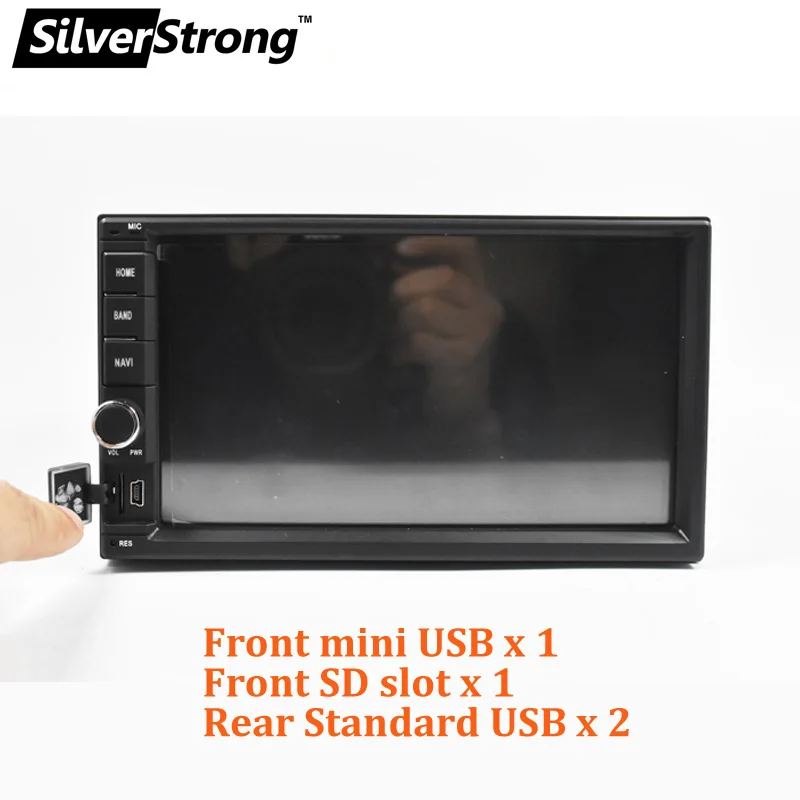 SilverStrong 8 ядер 4G 64 Гб Универсальный 2Din радио автомобиль GPS Android10.0 двойной DIN