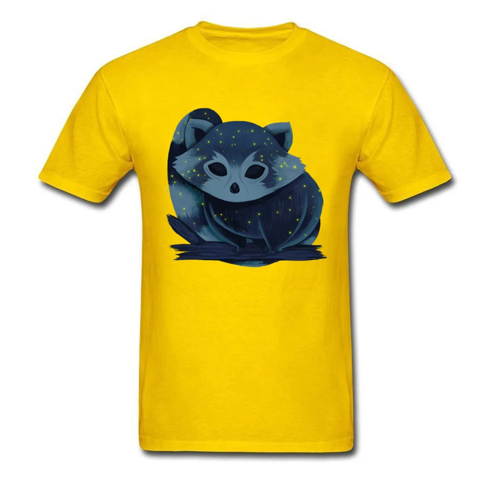 Красная панда из космоса фанки топы с принтом Футболка Crewneck летние 100% хлопковые