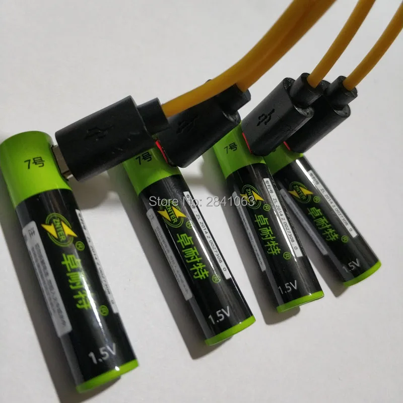 3xznter 1 5 в 600 мАч USB перезаряжаемая батарея AAA Lipo литий полимерная ионная с usb кабелем