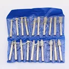 20 шт. алмазная шлифовальная головка с покрытием роторная шлифовальная машина набор точек заусенцев сверло 6 мм хвостовик Грит 120 каменные инструменты