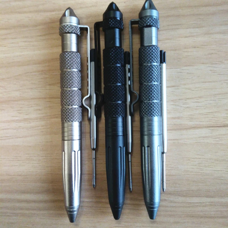 EDC Личная тактическая ручка для защиты на открытом воздухе, ручка для самозащиты, многофункциональный алюминиевый Противоскользящий портативный инструмент для выживания в чрезвычайных ситуациях