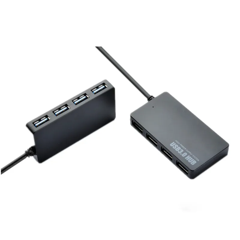 Ультратонкий сверхскоростной USB разветвитель 3 0 4 порта 5 Гбит/с адаптер для
