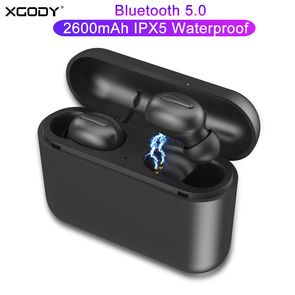 XGODY HBQ Q32P TWS Mini Bluetooth 5 0 наушники настоящие беспроводные гарнитура с микрофоном