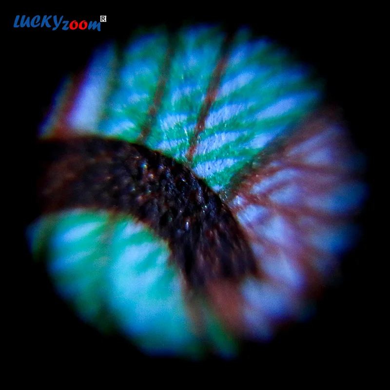Luckyzoom 30X 45X 60X светодиодный освещенный увеличитель Портативный Выдвижной