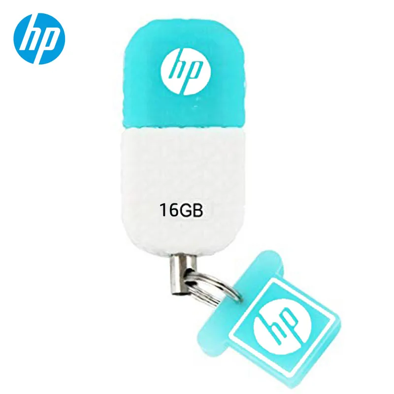 Hp флэш диск USB 2 0 16 ГБ 32 64 флеш накопитель V175w мороженое силиконовый прекрасный