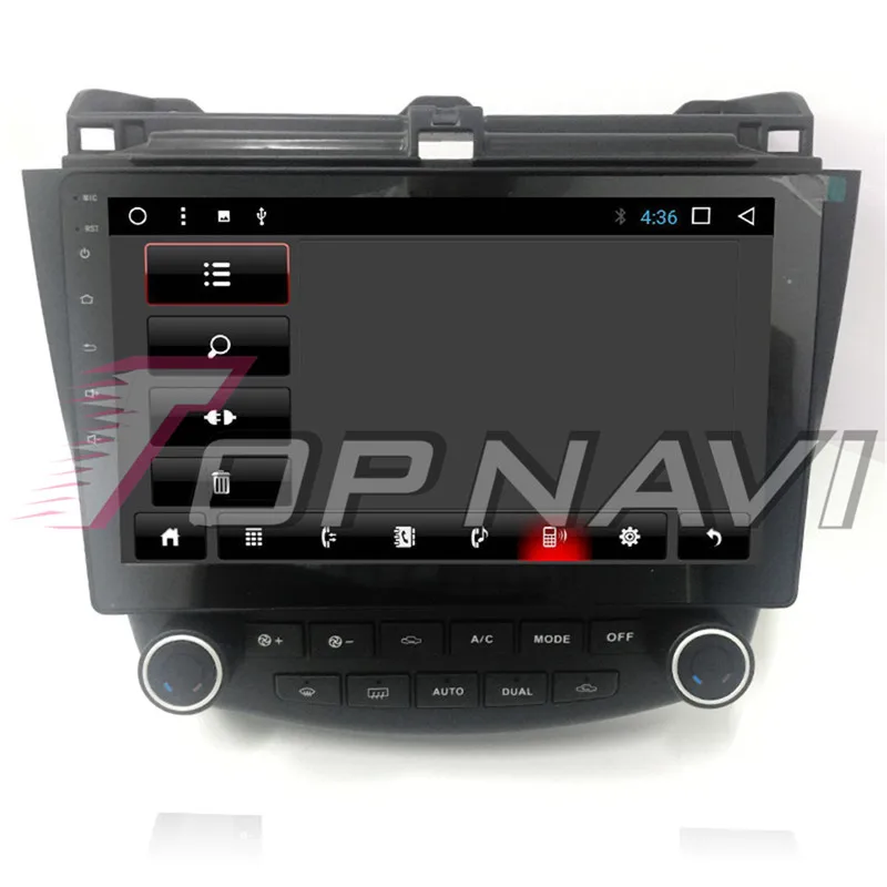 Автомобильный GPS навигатор Topnavi 10 1 дюйма Восьмиядерный процессор Android 8 для Honda Accord