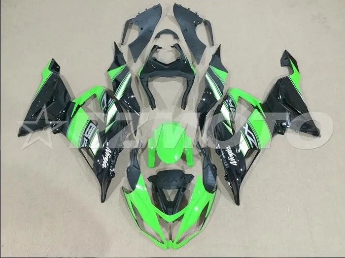 

3Gifts New ABS fairing kit Fit for Kawasaki ZX6R 2013 2014 2015 2016 2017 fairings ZX-6R Ninja 636 599 bodywork set nice green
