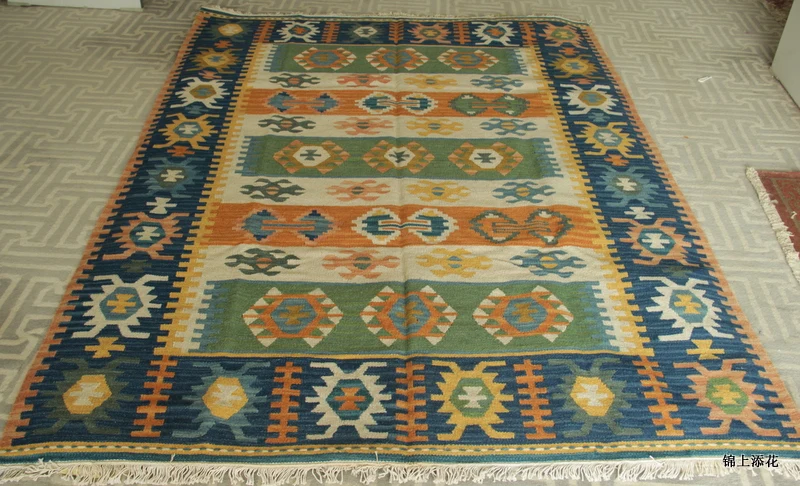 Килим шерстяной ковер ручной работы домашние ковры для гостиной геометрический