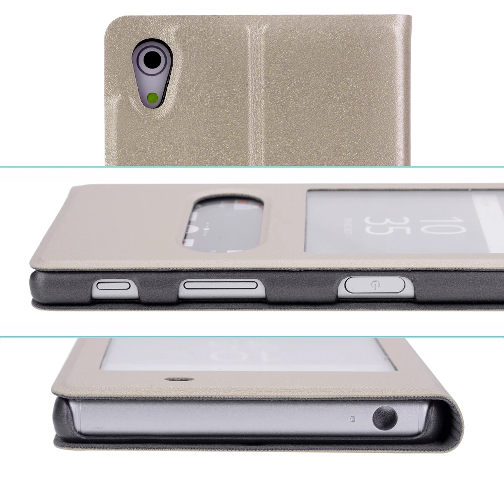 Кожаный чехол с откидной крышкой для Sony Xperia Z5 Z 5 E6603 E6653 Dual E6683 E6633 2 дюйма телефона
