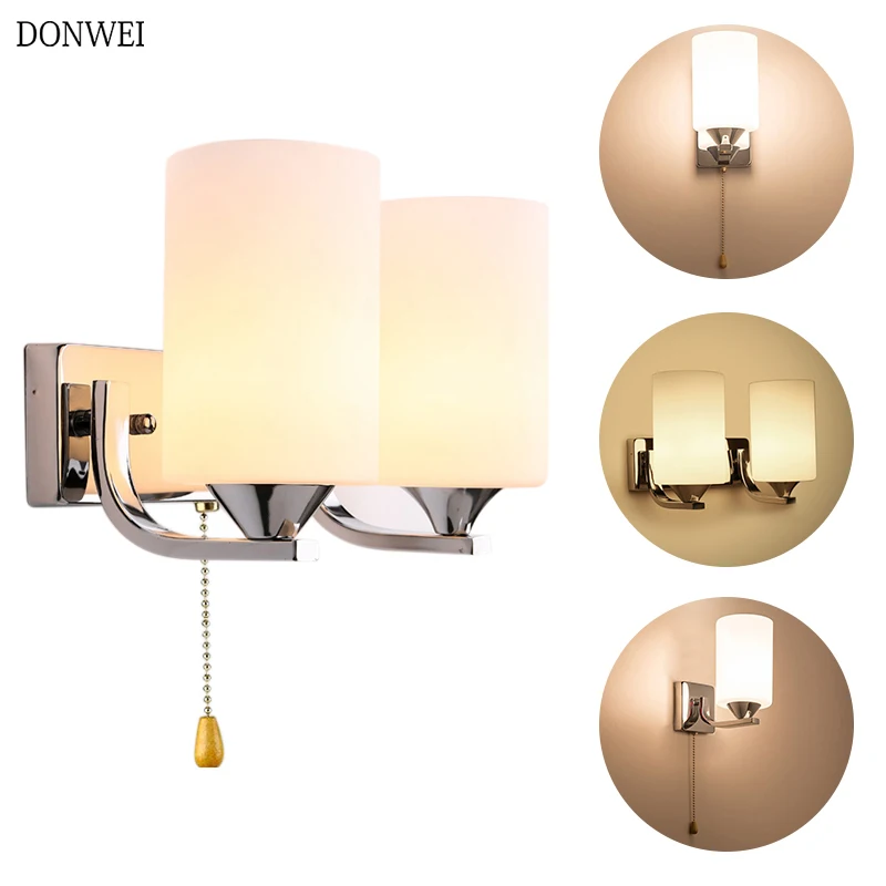 Настенный светильник Donwei E27 винтажная прикроватная лампа для чтения 220 В LED