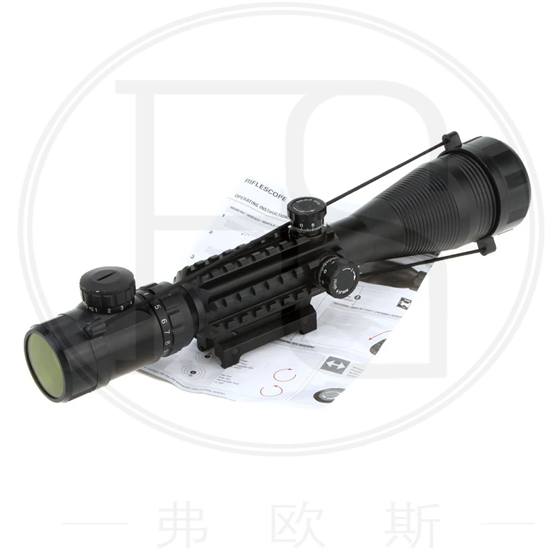 Tactical Outdoor Hunting Gun Sight 4-16x50 Red Green Illuminated Reticle Riflescope Spiner Shooting Ccompact Scope | Спорт и
